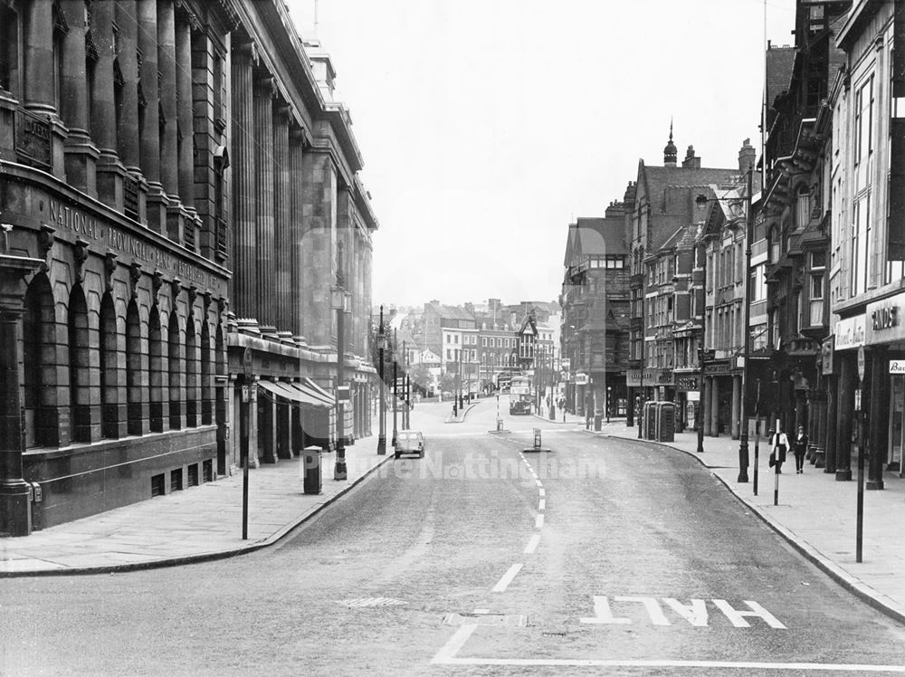 Long Row East, Nottingham, 1964