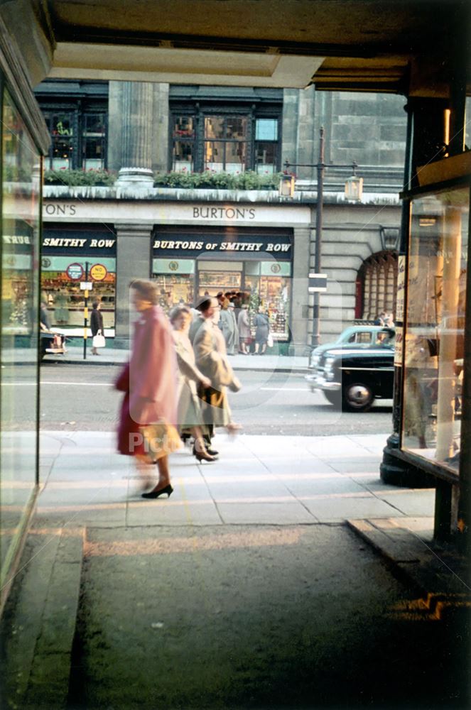 Long Row East, Nottingham, 1961