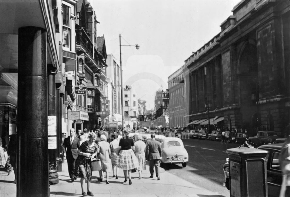 Long Row East, Nottingham, c early 1960s