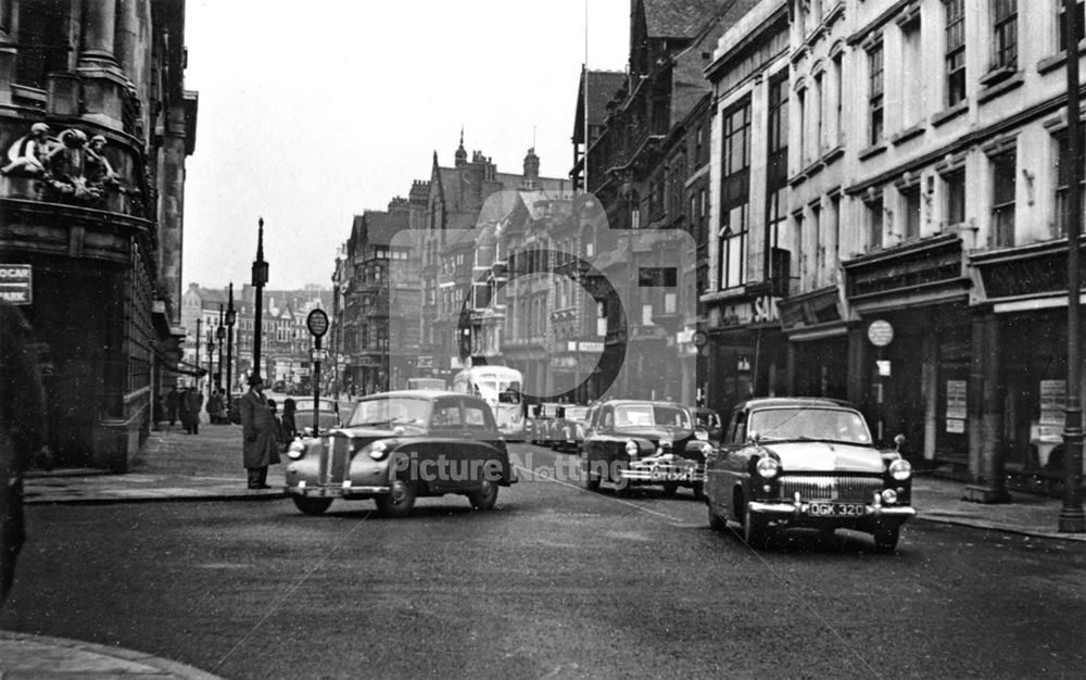 Long Row East, Nottingham, c 1950s