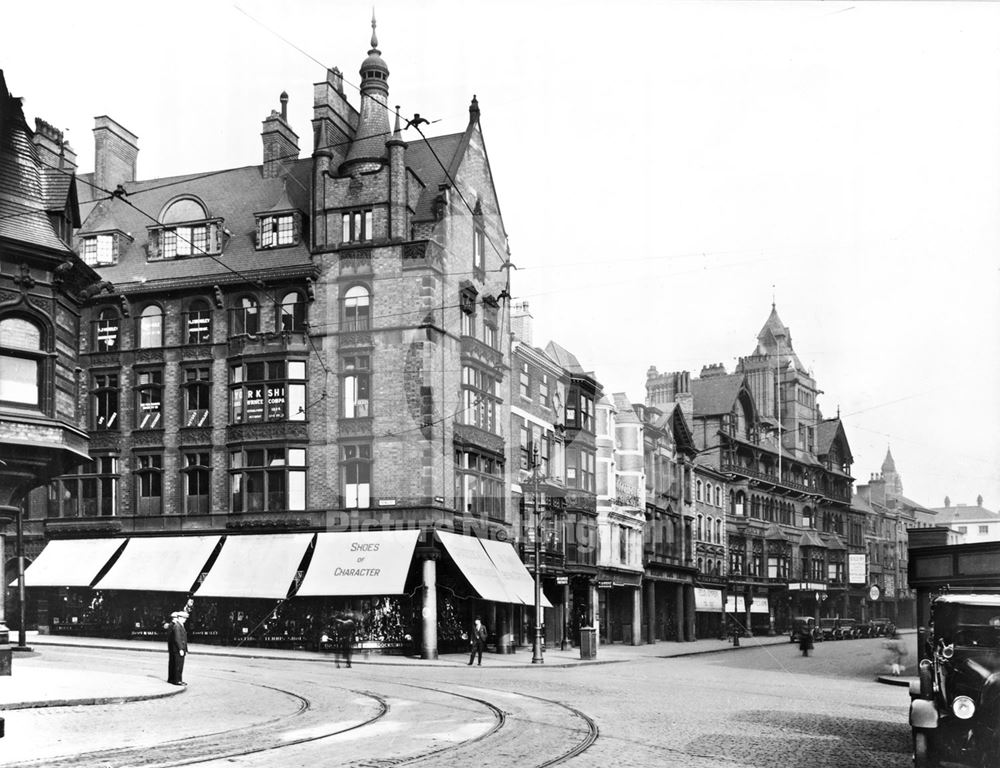 Long Row East, Nottingham, c 1927