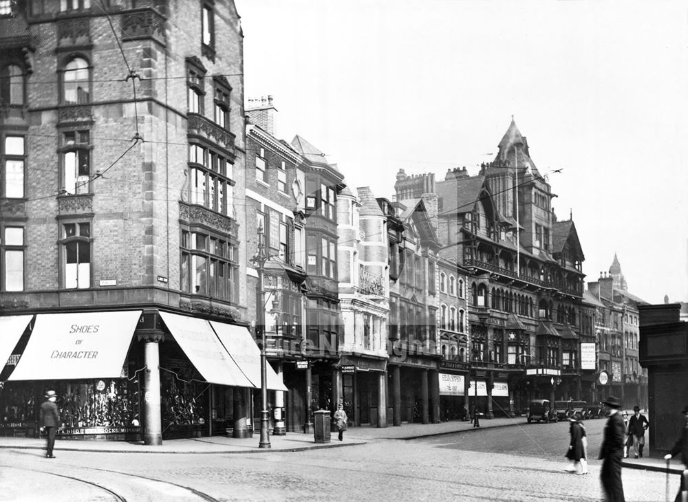 Long Row East, Nottingham, c 1927