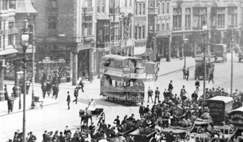 Long Row East, Nottingham, c 1920?