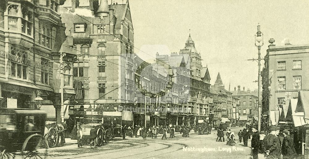 Long Row East, Nottingham, 1903