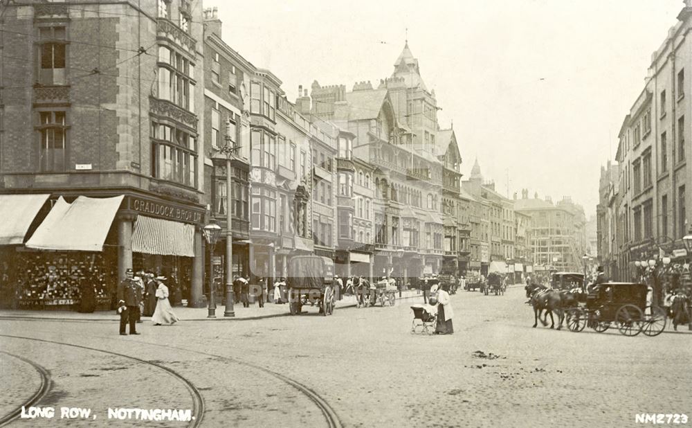 Long Row East, Nottingham, c 1900?