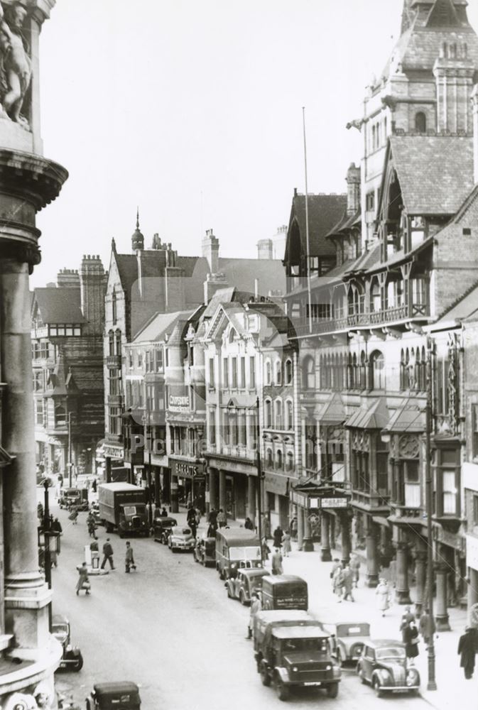 Long Row East, Nottingham, c 1950s