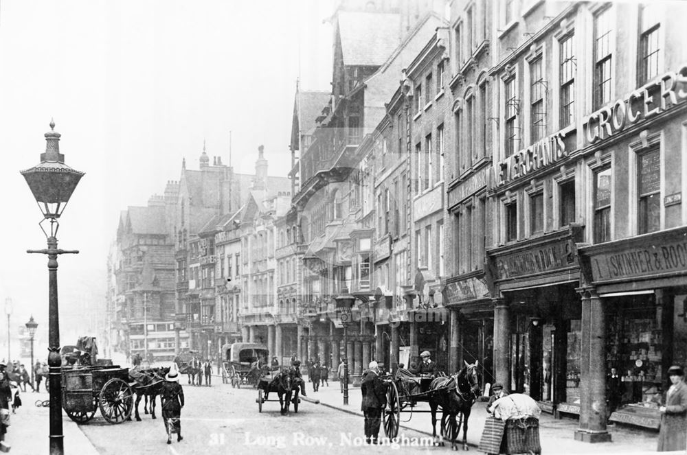 Long Row East, Nottingham, c 1900s