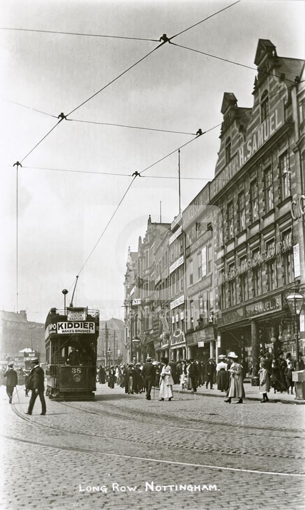 Long Row Central, Nottingham, c 1910s