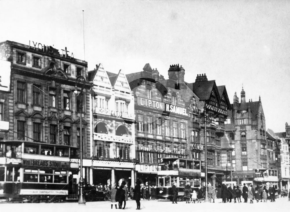 Long Row Central, Nottingham, c 1910s