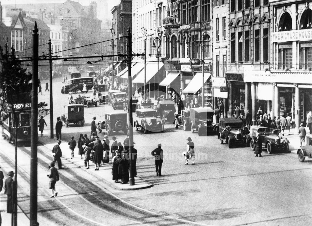 Long Row Central, Nottingham, 1929