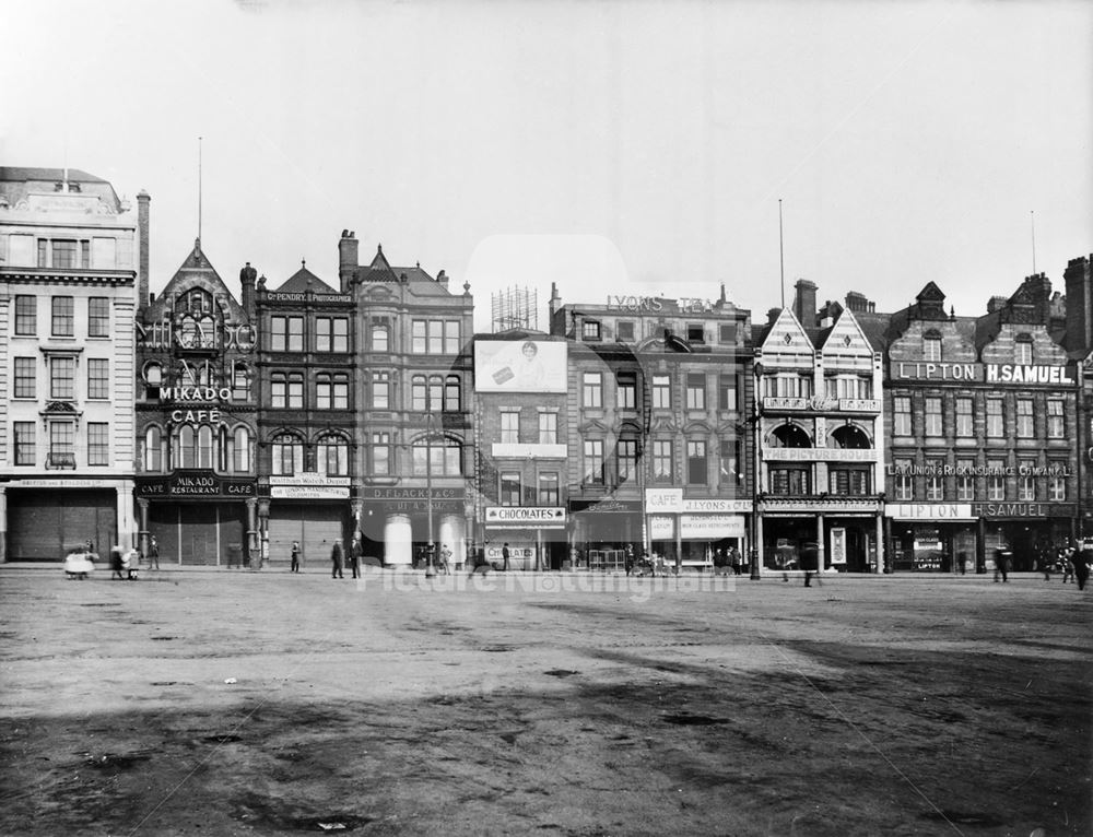 Long Row Central, Market Place, Nottingham, 1929