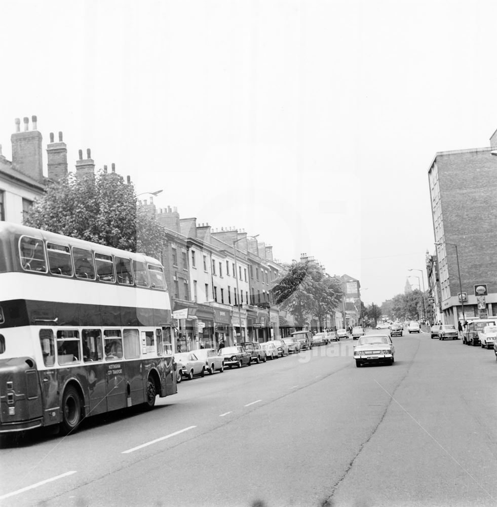 Mansfield Road, Nottingham, c 1969