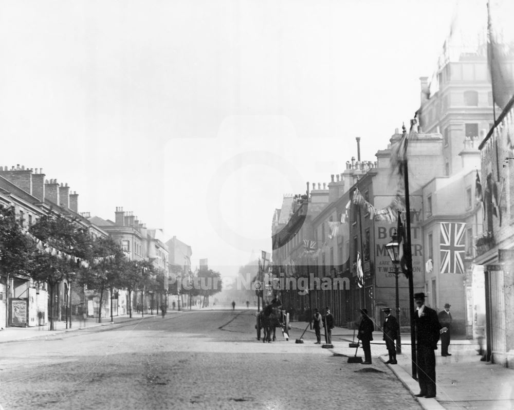 Mansfield Road, Nottingham, c 1910