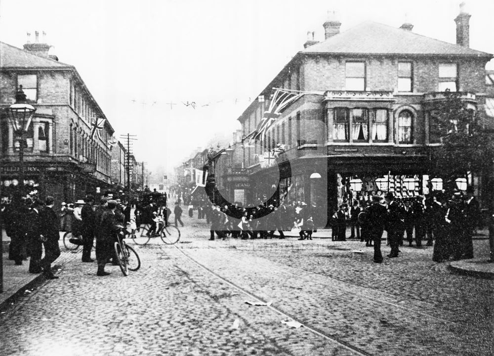 Radford Road, Gregory Boulevard Junction, Hyson Green, Nottingham, c 1910s?