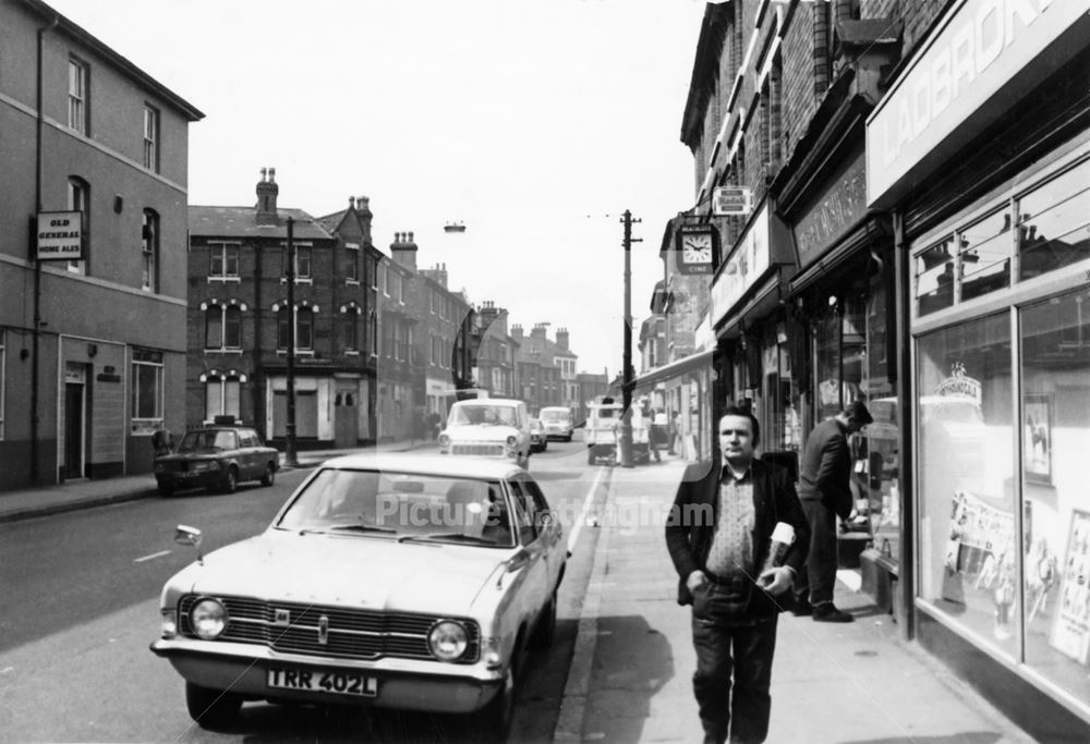 Radford Road, Hyson Green, Nottingham, 1975