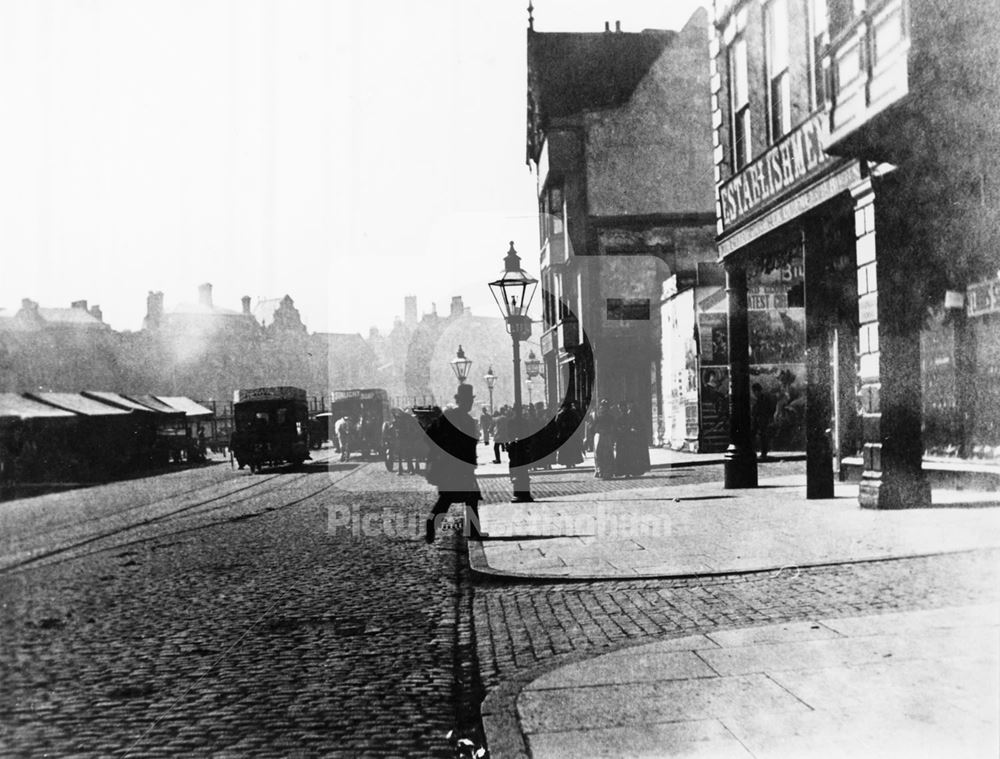 Long Row Central, Nottingham, 1900s