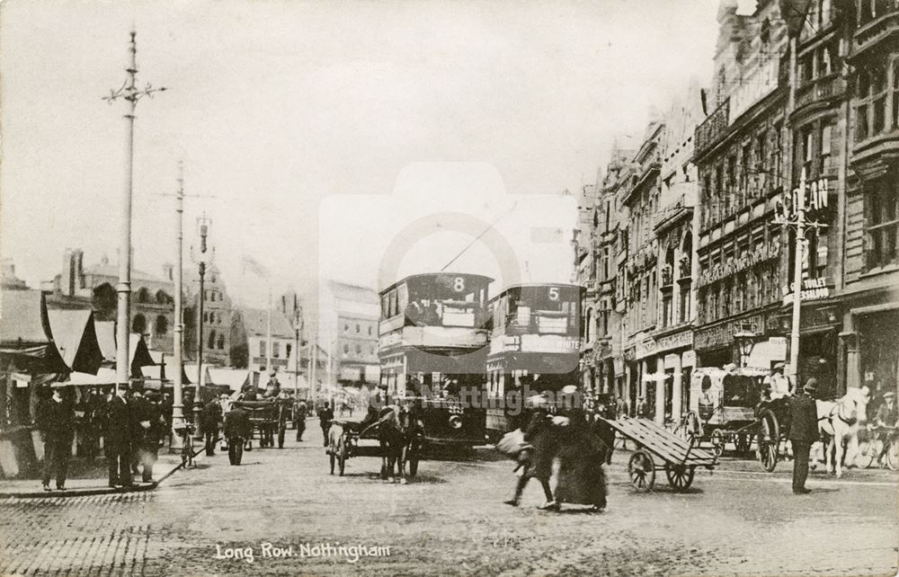 Long Row Central, Nottingham, post 1901