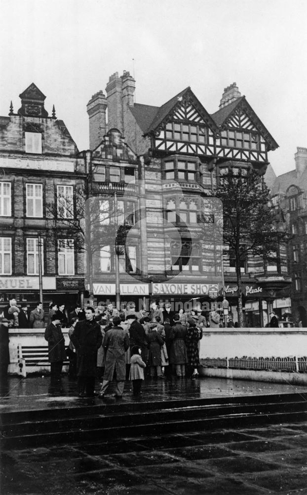 Long Row Central, Nottingham, c 1950s