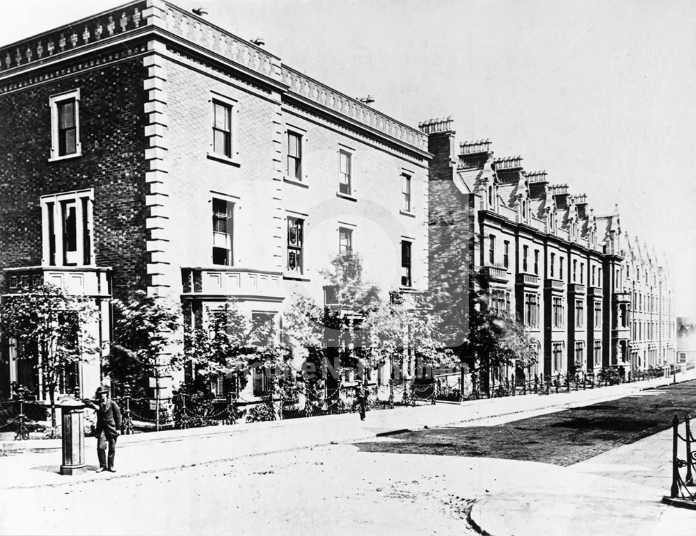 Regent Street, Nottingham, c 1870