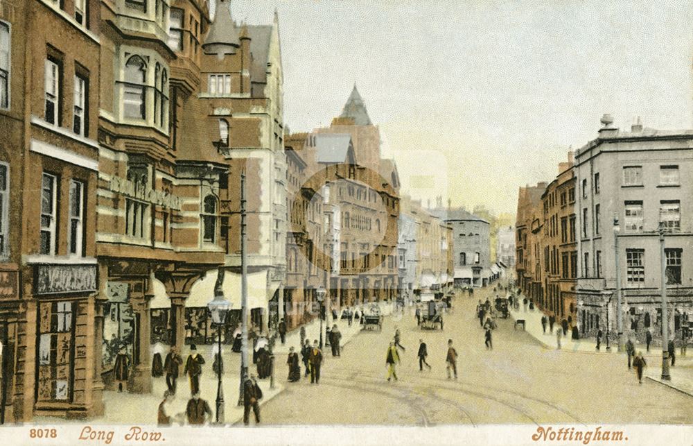 Long Row Central, Nottingham, 1904