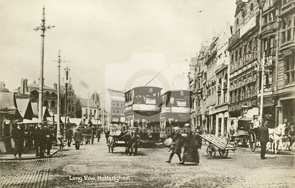 Long Row Central, Nottingham, 1904