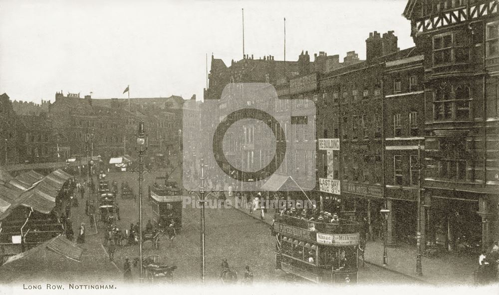 Long Row Central, Nottingham, c 1900-1910?