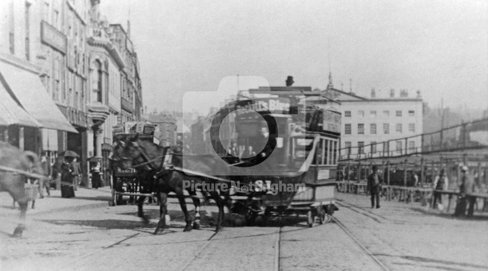 Long Row Central, Nottingham, c 1890?