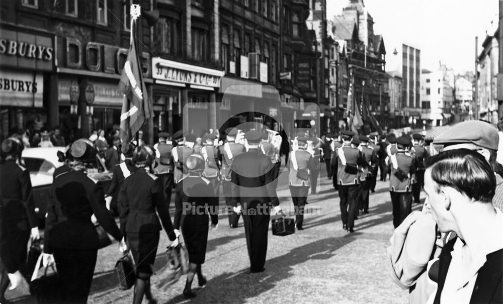 Salvation Army Procession, Long Row Central, Nottingham