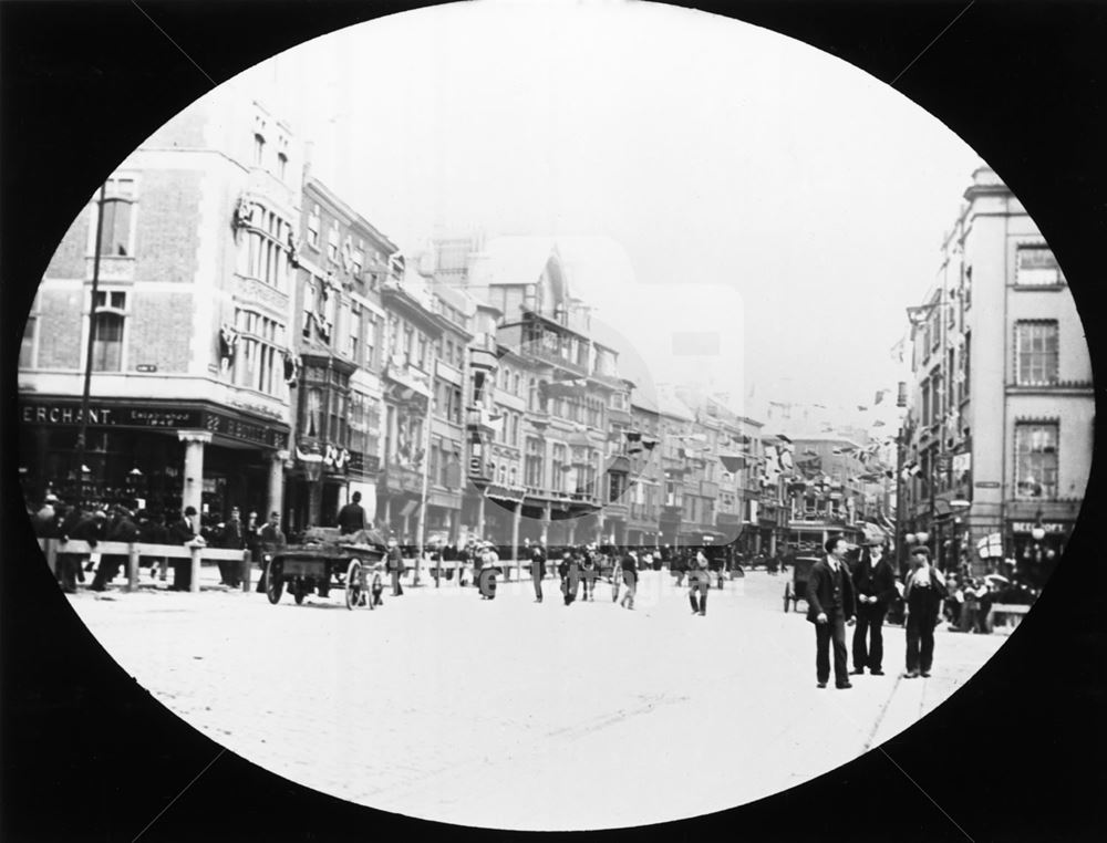 Long Row East, Nottingham, c 1914?