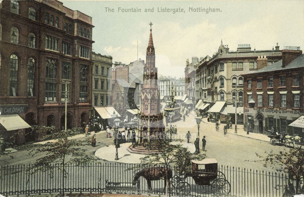 Lister Gate, Nottingham, c 1905