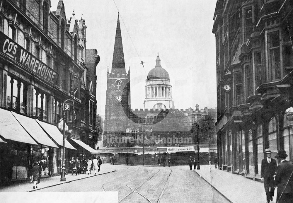 Lister Gate, Nottingham, 1929