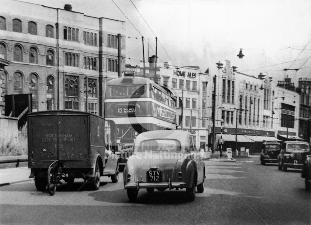 Lister Gate, Nottingham, c 1956