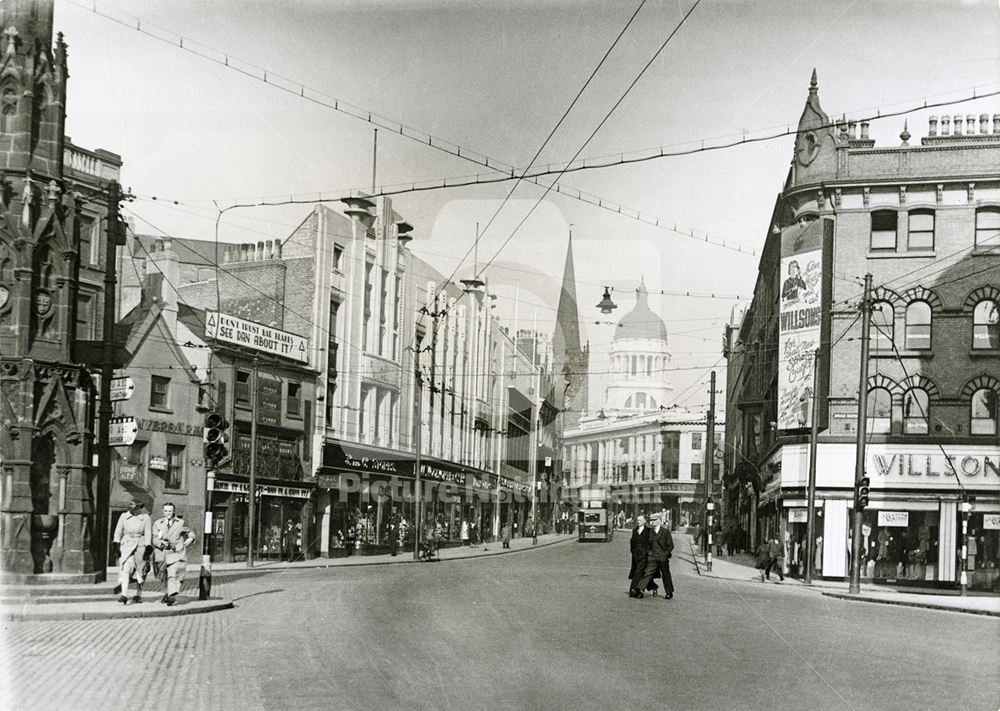 Lister Gate, Nottingham, c 1950