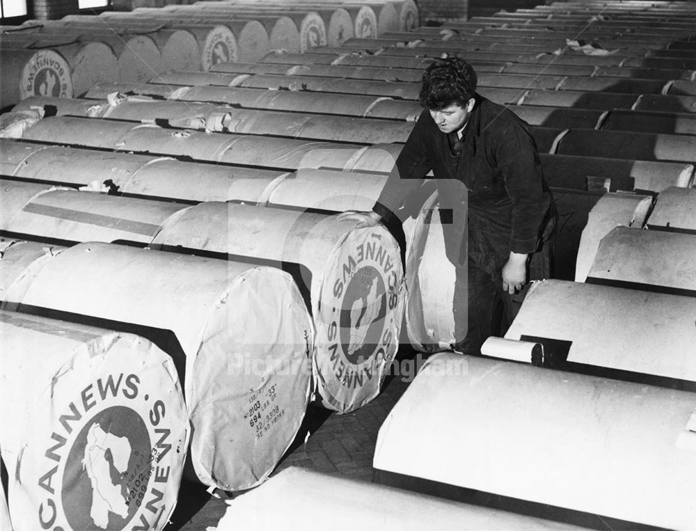 Guardian Journal Reel Room, Nottingham, c 1961