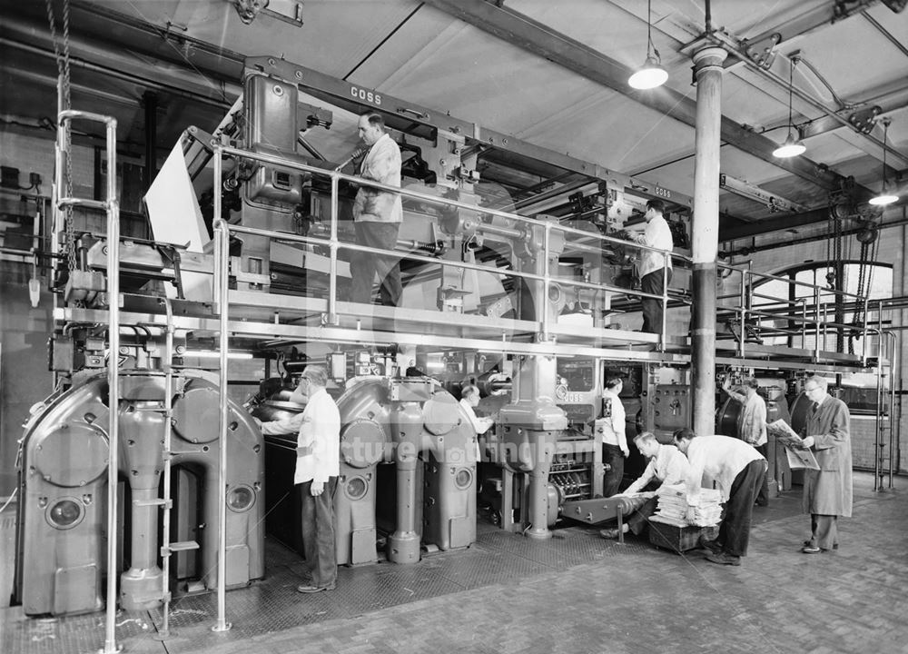 Guardian Journal Printing Press, Nottingham, c 1961