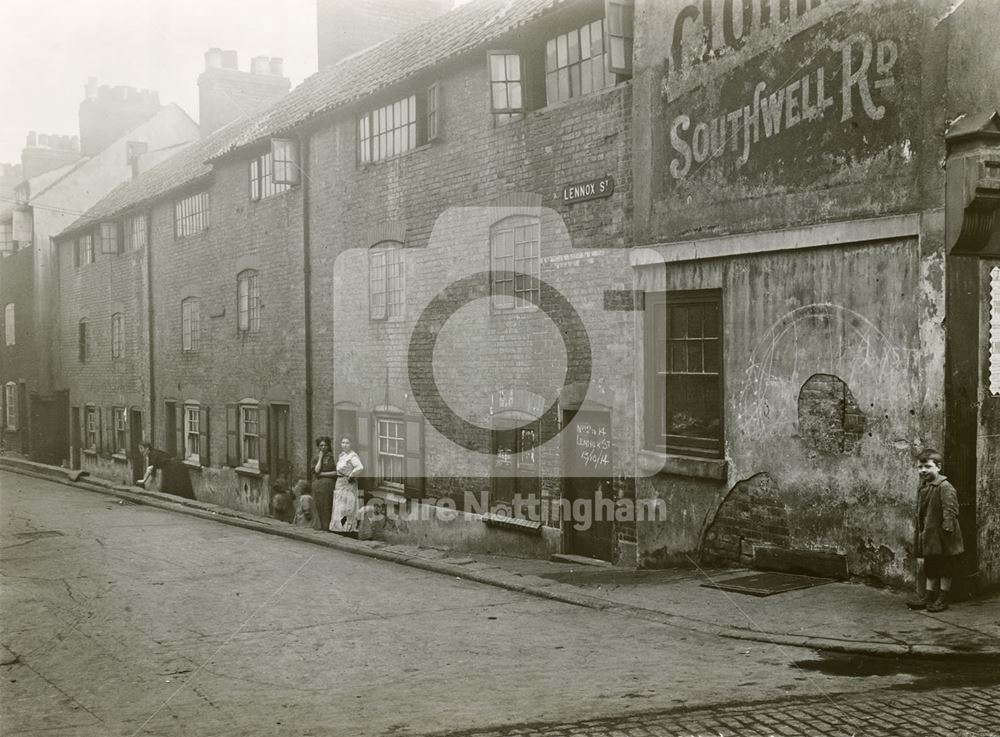 Numbers 2-14 Lennox Street, Nottingham, 1914