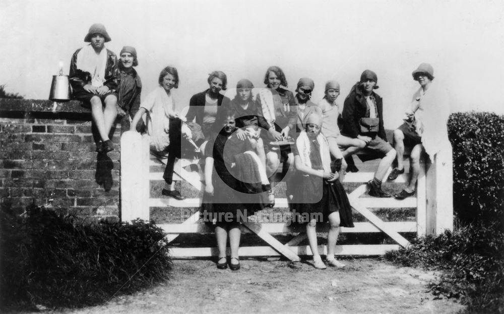 Seniors from the 44th Nottingham (Leenside) Company, Camp at Cabin Hill, Clumber Park, 1930