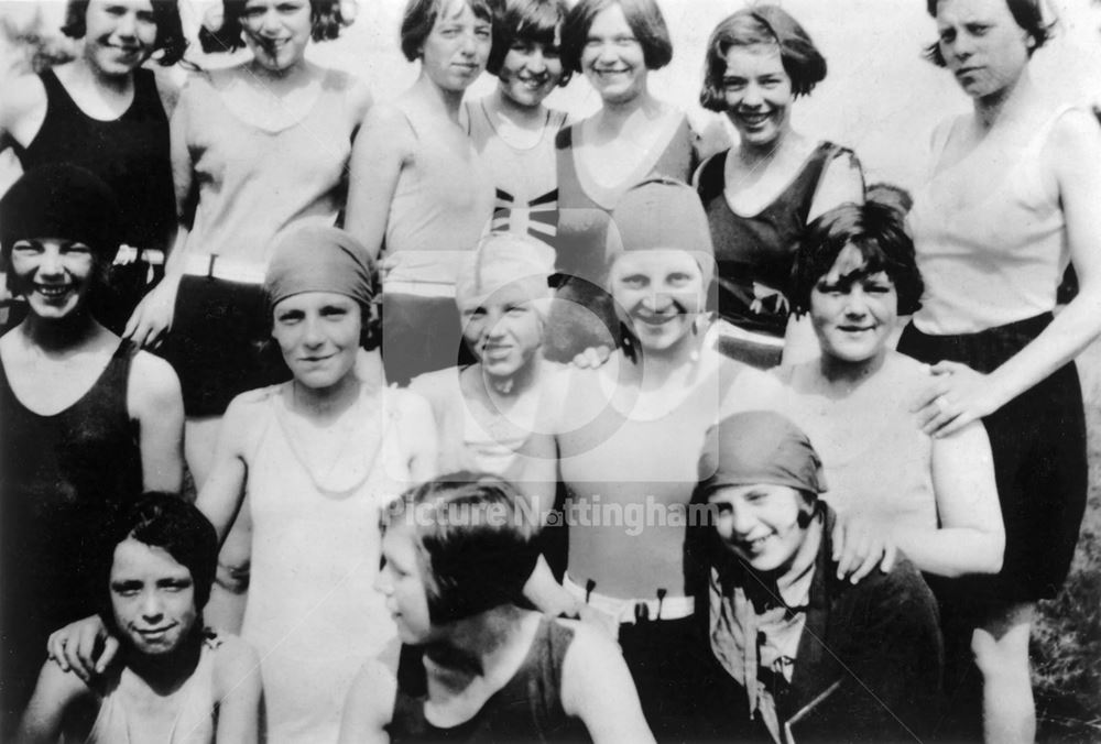 Juniors from the 44th Nottingham (Leenside) Company, Camp at Cabin Hill, Clumber Park, 1930