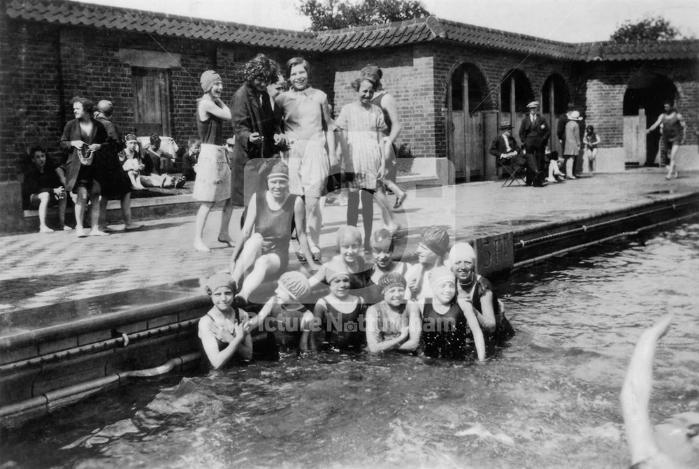 The 44th Nottingham (Leenside) Company, Highfields Lido, Dunkirk, Nottingham, c 1932