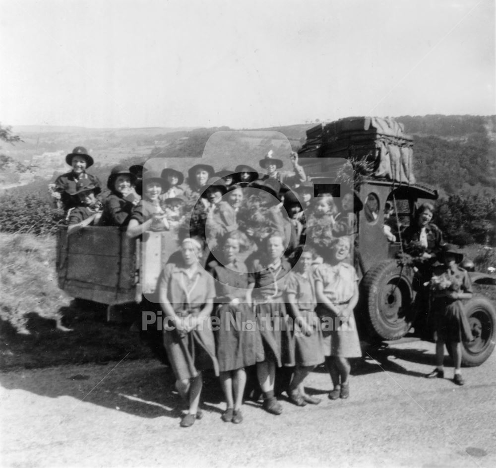 The 44th Nottingham (Leenside) Company, Transport to Camp, c 1930