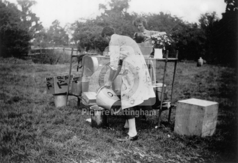 Junior Girl Guide Camp, The 44th Nottingham (Leenside) Company, Normanton on Trent, 1936