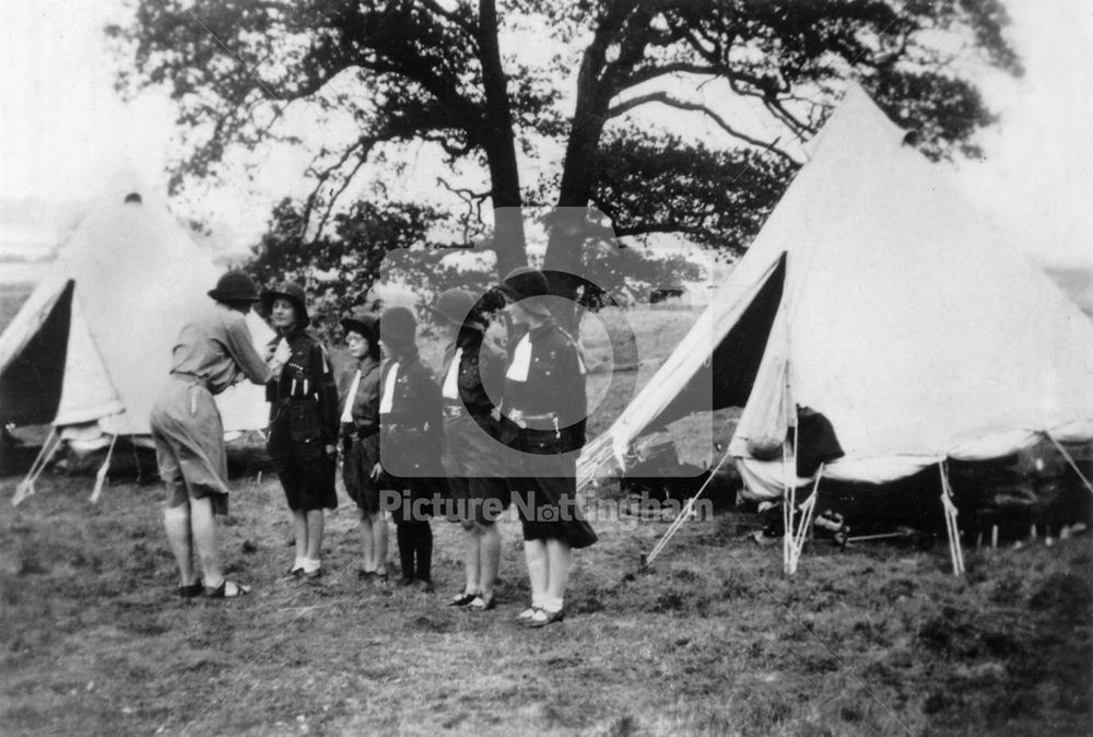 44th Nottingham (Leenside) Company, Camp inspection, Serlby Park, 1934