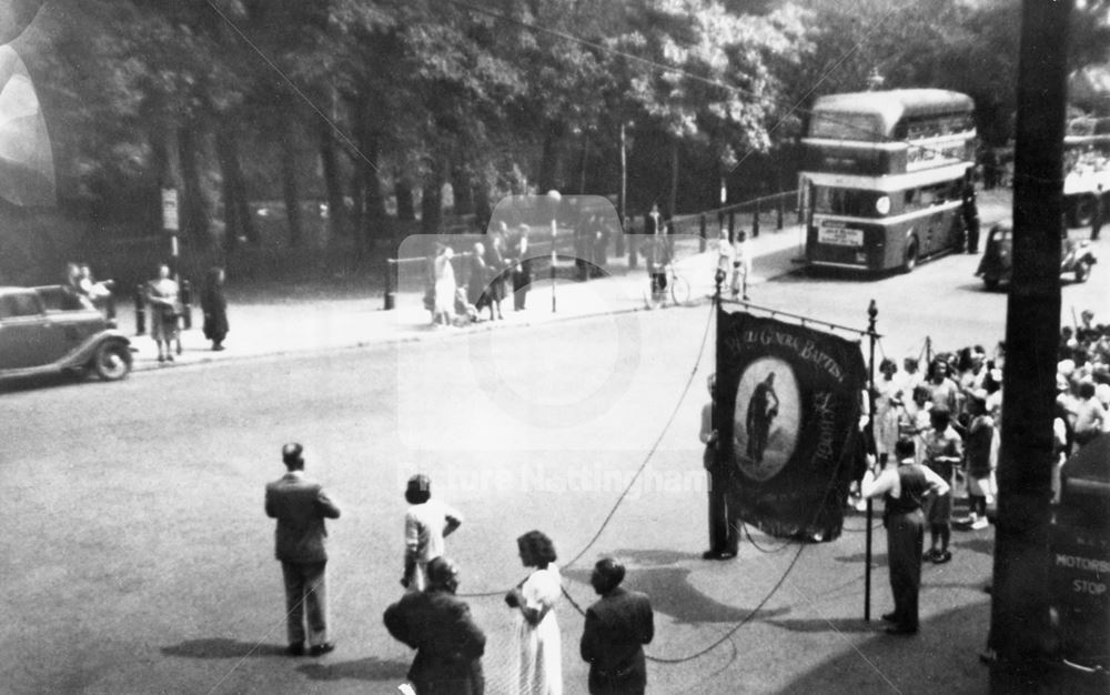 Baptist Sunday School procession, Bulwell, Nottingham, late 1930s