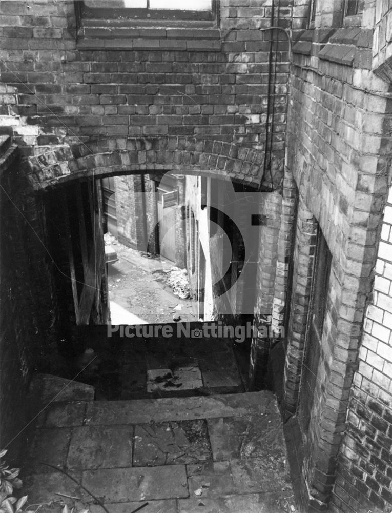 Halifax Place, Lace Market, Nottingham, 1978