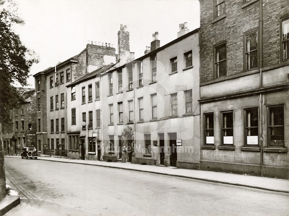 High Pavement, Lace Market, Nottingham, 1944