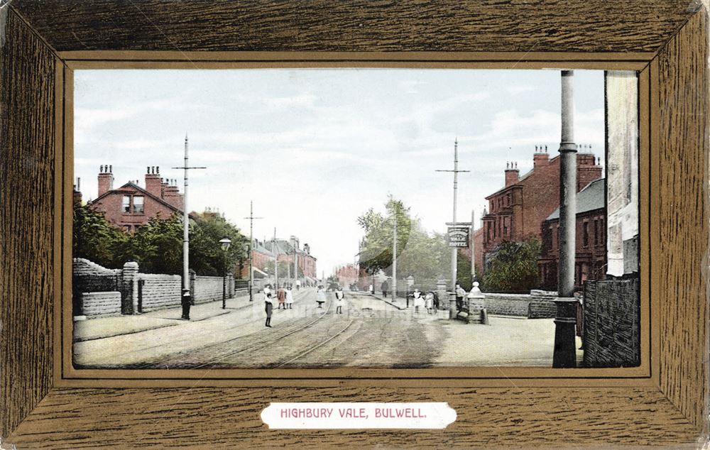 Highbury Road, Highbury Vale, Bulwell, 1910