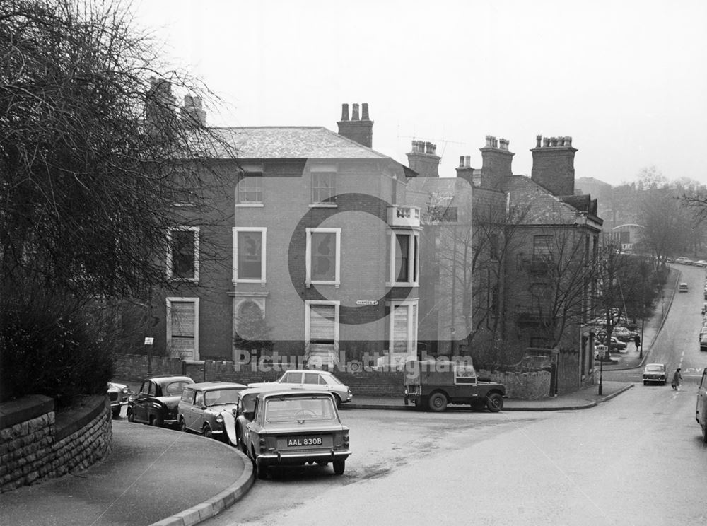 Demolition of Properites on Hampden Street from Peel Street, Nottingham, c 1963