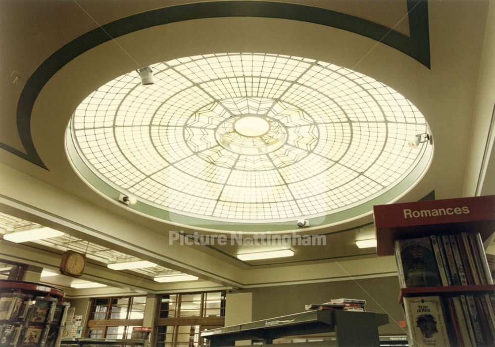 Branch Library Interior, Nuthall Road, Aspley, 1986