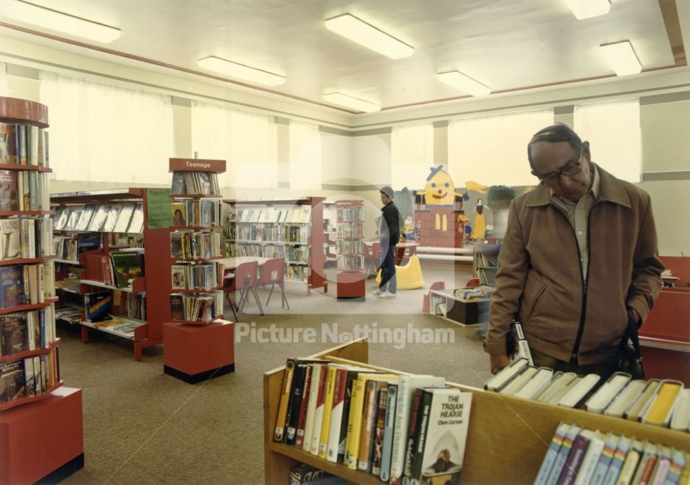 Branch Library Interior, Nuthall Road, Aspley, 1986