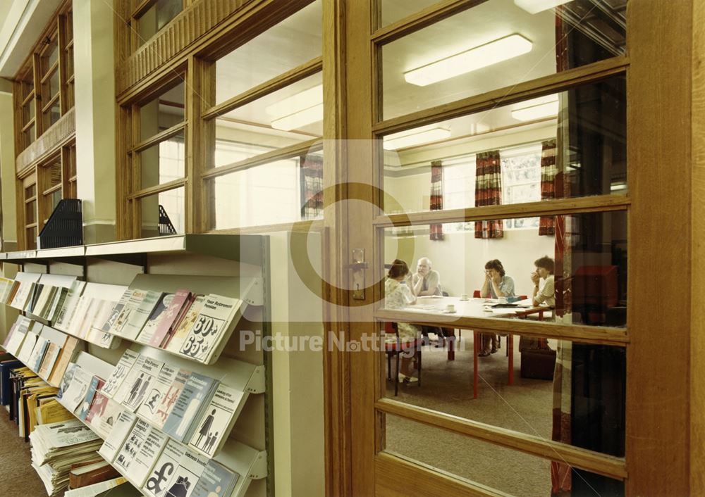 Branch Library Interior, Nuthall Road, Aspley, 1986